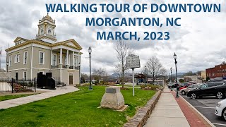 Morganton NC Downtown Walking Tour  March 2023 [upl. by Culver178]