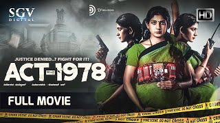 ACT 1978  New Released Kannada Movie  Social Thriller Film  Yajna Shetty  Pramod Shetty [upl. by Inaluiak635]