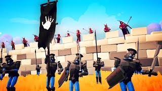 TABS  LOTR ORCS Siege the Destructible BRICK WALL in Totally Accurate Battle Simulator [upl. by Assin507]