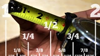 How to Read a Standard Tape Measure  The way I learned [upl. by Spiegelman]