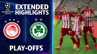 Olympiakos vs Omonia Nicosia  Playoff First Leg  Champions League Highlights [upl. by Marys]