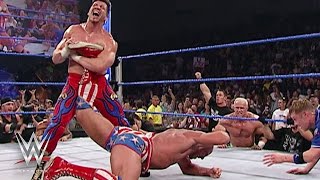 WWE Network Eddie Guerrero vs Kurt Angle  SmackDown September 9 2004 [upl. by Lou]