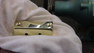 Quickly Finishing and Polishing Milled Brass [upl. by Akcir]