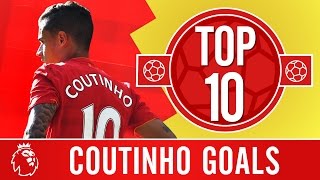 Top 10 Philippe Coutinhos Premier League screamers for Liverpool [upl. by Jon886]