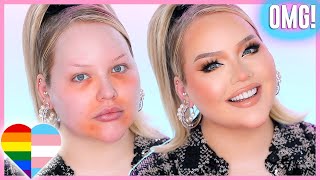 FEMINIZING Makeup Hacks  Transgender Tutorial  NikkieTutorials [upl. by Isiah864]