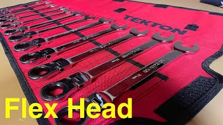 Tekton Flex Head Ratcheting Wrenches VS Gearwrench Craftsman Kobalt Pittsburgh [upl. by Ameen]