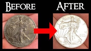 How to Clean Silver Coins at Home Cheap and Easy [upl. by Iveson]