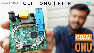 Fiber Optic Internet Connection OLT EPon GPon ONU FTTH Broad Band Internet Guidelines [upl. by Ilamad536]