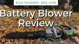 EGO Power LB6504 180 mph 650 CFM Blower Review [upl. by Adnilg]