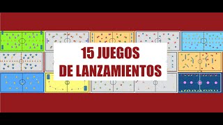 15 JUEGOS DE LANZAMIENTOS  Juegos Educación Física [upl. by Uthrop]