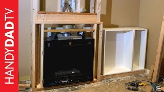 DIY Fireplace Installation  Framing and Final Connections [upl. by Daveen]