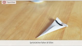 SchokoSpritztütchen selber machen  Howto  Dr Oetker [upl. by Bram]