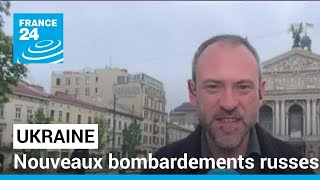 Nouveaux bombardements russes en Ukraine • FRANCE 24 [upl. by Eeniffar]