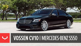 MercedesBenz S Class S550  Vossen CV10 22quot Wheels [upl. by Swainson]