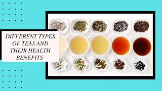 Different Types of Teas and their Health Benefits [upl. by Vern440]