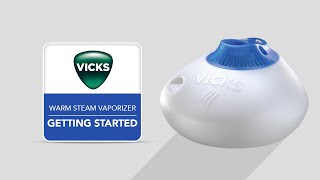 Vicks Warm Steam Vaporizer V150  Getting Started [upl. by Yerok]