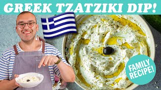 SECRET FAMILY RECIPE Greek Tzatziki Dip  The Scran Line [upl. by Ley]