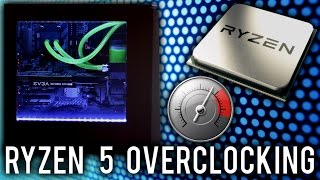 How to Overclock a Ryzen 5 1600 CPU  Super Easy [upl. by Yelram]