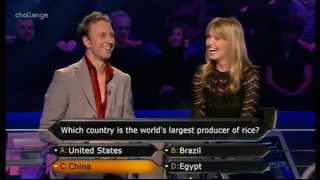 Celebrity WWTBAM UK  1st January 2008 13 Reality TV special [upl. by Otit]