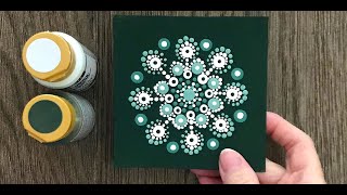 Beginners  EASY  Dot mandala  step by step  Full Tutorial  41 [upl. by Avlem]