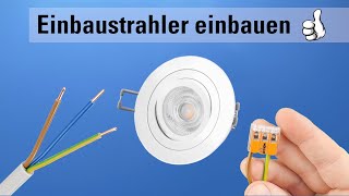 Einbauspots einbauen  Einbaustrahler verkabeln und erweitern [upl. by Efi]