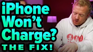 iPhone Not Charging How To Fix It 2023 [upl. by Aelanej]