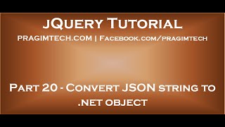 Convert JSON string to net object [upl. by Arri]