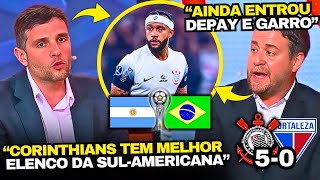 IMPRENSA ARGENTINA SE RENDEU AO MEMPHIS DEPAY NO CORINTHIANS [upl. by Tnomyar]