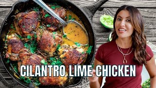 Easy Cilantro Lime Chicken Recipe from The Mediterranean Dish [upl. by Siuqram]