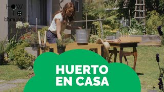 Tutorial para hacer tu propio HUERTO EN CASA  HUERTO URBANO [upl. by Yreved482]