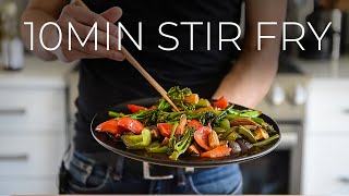 FAST Vegetable Stir Fry  EASY Chinese Veggies Recipe [upl. by Ennaitsirhc]