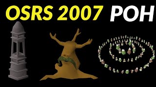 How to Create a Fairy Ring Spirit Tree and Obelisk for your Player Owned House  OSRS 2007 [upl. by Wachter]