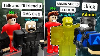 Roblox border test but I get noobs banned [upl. by Rebmat714]