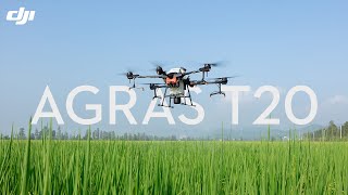 DJI  Introducing Agras T20 [upl. by Alaek]