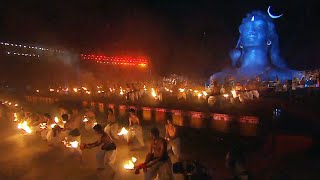 Maha Aarti Adiyogi  MindBlowing  Maha Shivaratri Celebrations 2021 [upl. by Kilmarx165]