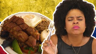 Dominicans Try Colombian Food [upl. by Galer]