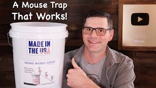 An Awesome and Simple Mouse Trap That Works The Mouse Bucket Device Mousetrap Monday [upl. by Bab]