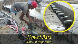 What is Dowel Bar  Purpose of Dowel Bar in Concrete Joint  Advantages of Dowel Bars [upl. by Atinoj712]