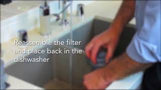 Cleaning Your Dishwasher Filter [upl. by Elleivap196]