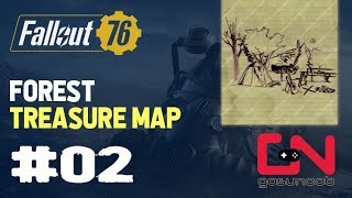 Fallout 76  Forest Treasure Map 02 Location [upl. by Timrek]