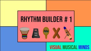 Rhythm Builder 1 Drum Cow Bell Maraca Claves Guiro [upl. by Araminta]