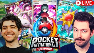 FIRST Pokemon TCG Pocket Invitational TOURNAMENT [upl. by Arotal109]