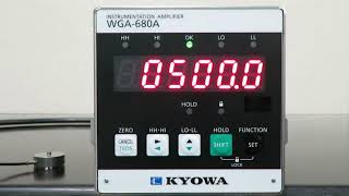 WGA680A アナログ出力の設定方法【共和電業】 [upl. by Odin]