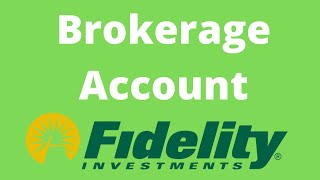 How to Open a Fidelity Brokerage Account [upl. by Kerwon22]