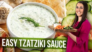 Easy Tzatziki Sauce [upl. by Eboj]