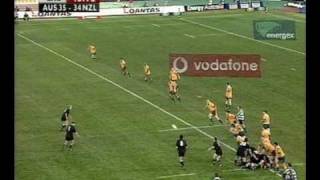 quotThe Greatest Game of Rugby Ever Playedquot  Wallabies Vs All Blacks Sydney 2000 [upl. by Htrow161]