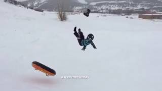 Best Tubing Sledding Fail In History [upl. by Yelich904]