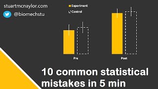 Ten Statistical Mistakes in 5 Min [upl. by Peednam79]