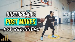 How to 3 Unstoppable Post Moves For Beginners DOMINATE THE PAINT [upl. by Nolrev]