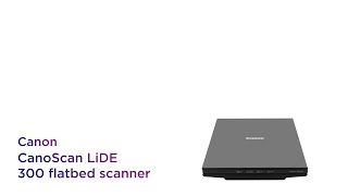 Canon CanoScan LiDE 300 Flatbed Scanner  Product Overview  Currys PC World [upl. by Bluma705]